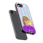 dramateacal girl back phone cover | glass case for iphone 16e