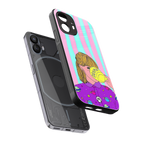 dramateacal girl back phone cover | glass case for nothing phone 2