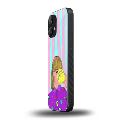 dramateacal girl back phone cover | glass case for nothing phone 2
