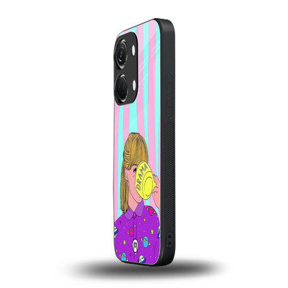 dramateacal girl back phone cover | glass case for oneplus nord 3