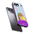 dramateacal girl back phone cover | glass case for oneplus nord 4