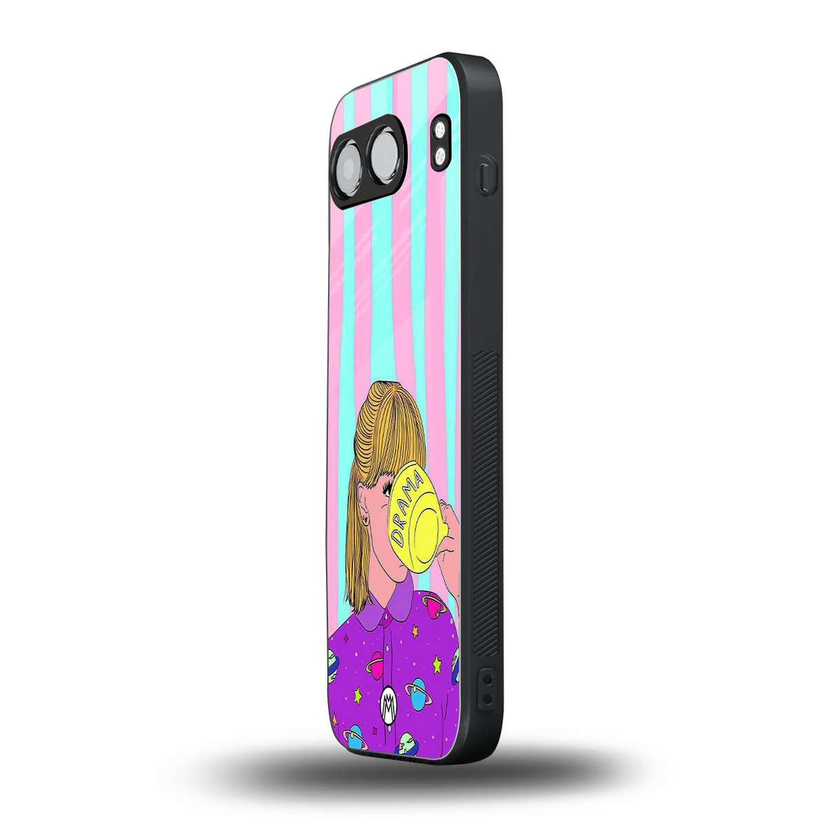 dramateacal girl back phone cover | glass case for oneplus nord 4