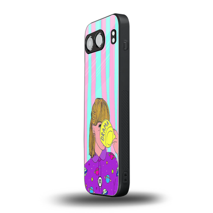 dramateacal girl back phone cover | glass case for oneplus nord 4