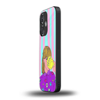 dramateacal girl back phone cover | glass case for oneplus nord ce 3