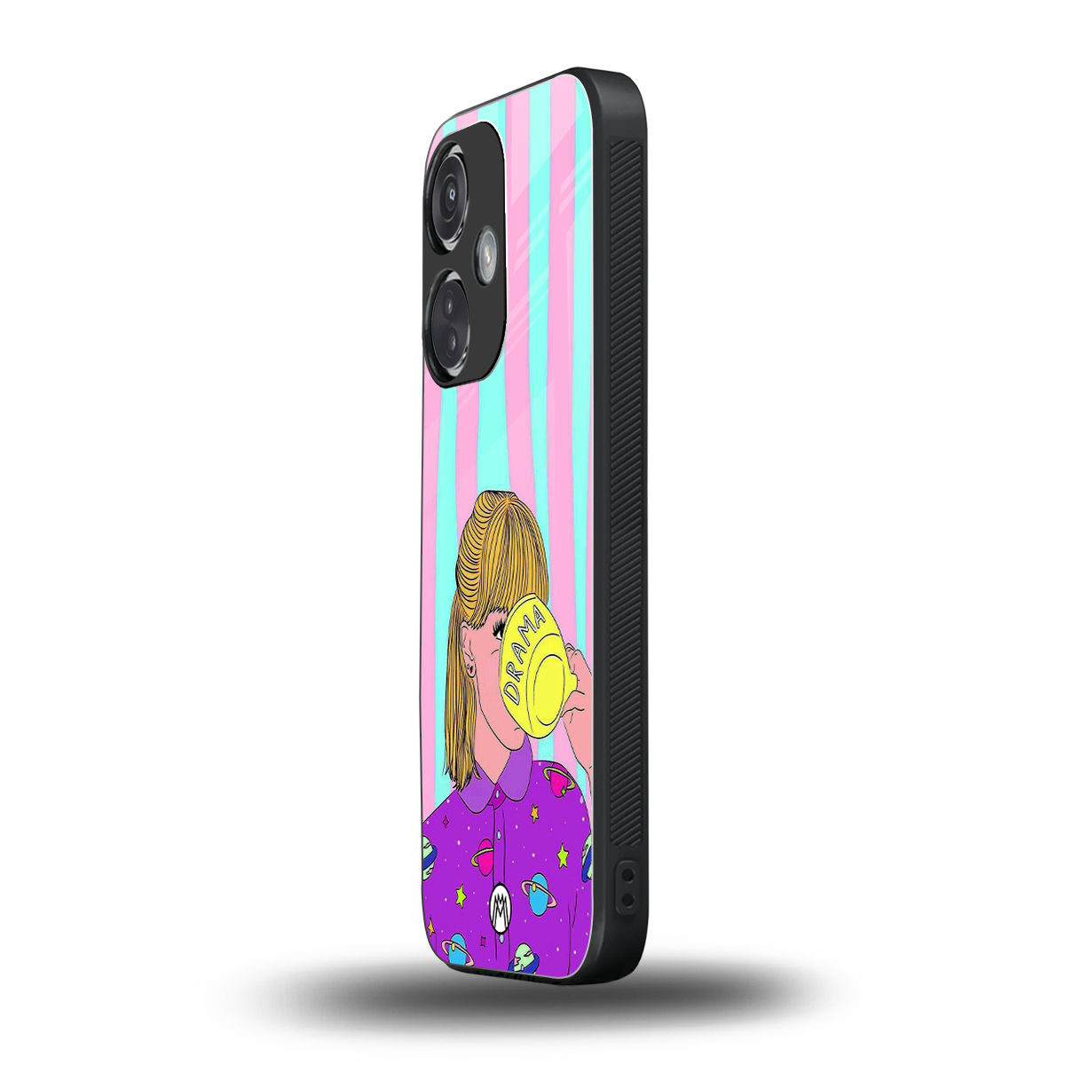 dramateacal girl back phone cover | glass case for oneplus nord ce 3