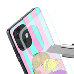 dramateacal girl back phone cover | glass case for oneplus nord ce 3