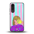 dramateacal girl back phone cover | glass case for oneplus nord ce 4 lite