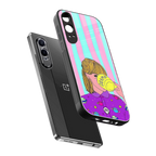 dramateacal girl back phone cover | glass case for oneplus nord ce 4 lite