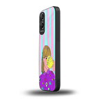 dramateacal girl back phone cover | glass case for oneplus nord ce 4 lite