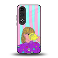 dramateacal girl back phone cover | glass case for oneplus nord ce 4