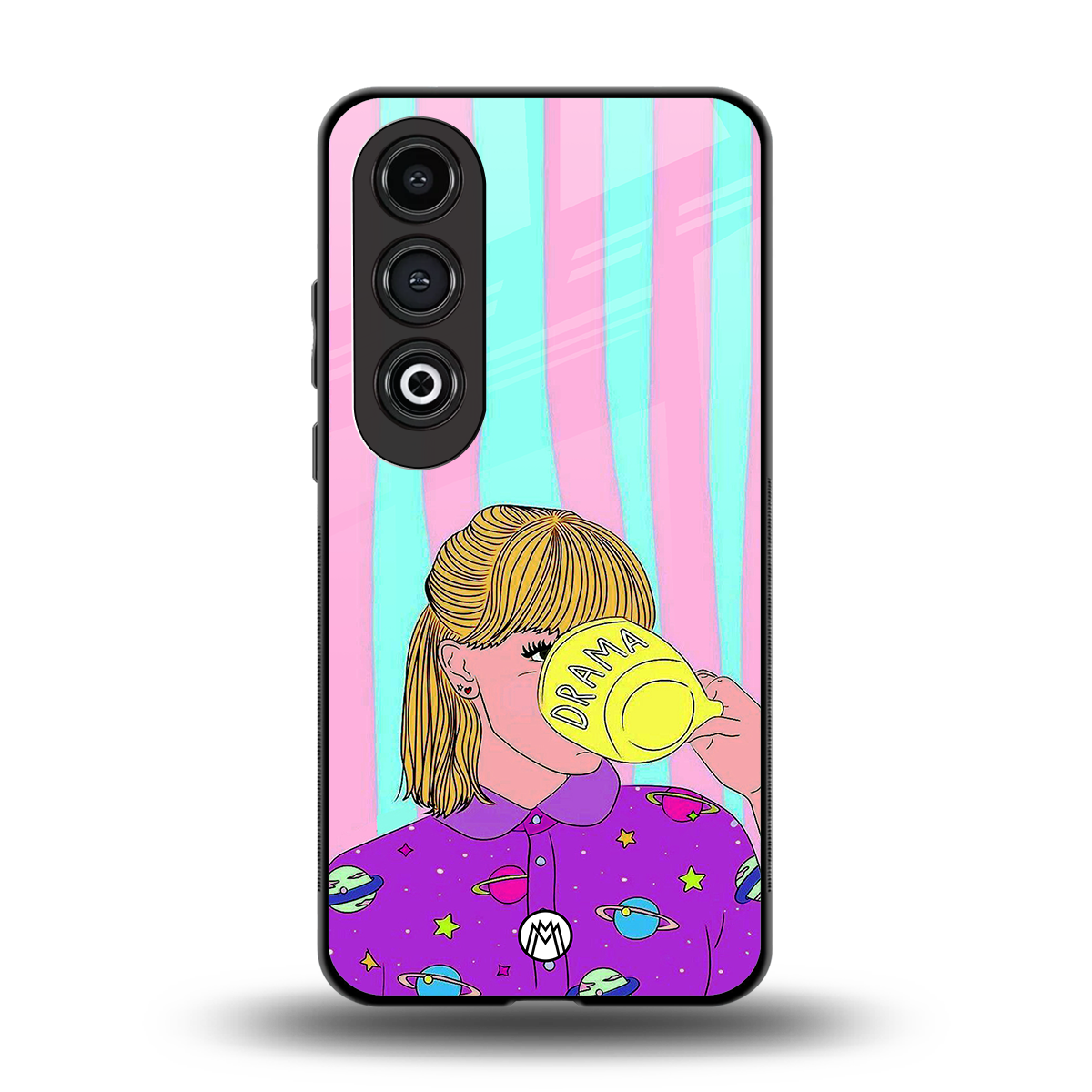 dramateacal girl back phone cover | glass case for oneplus nord ce 4