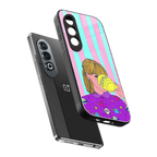 dramateacal girl back phone cover | glass case for oneplus nord ce 4