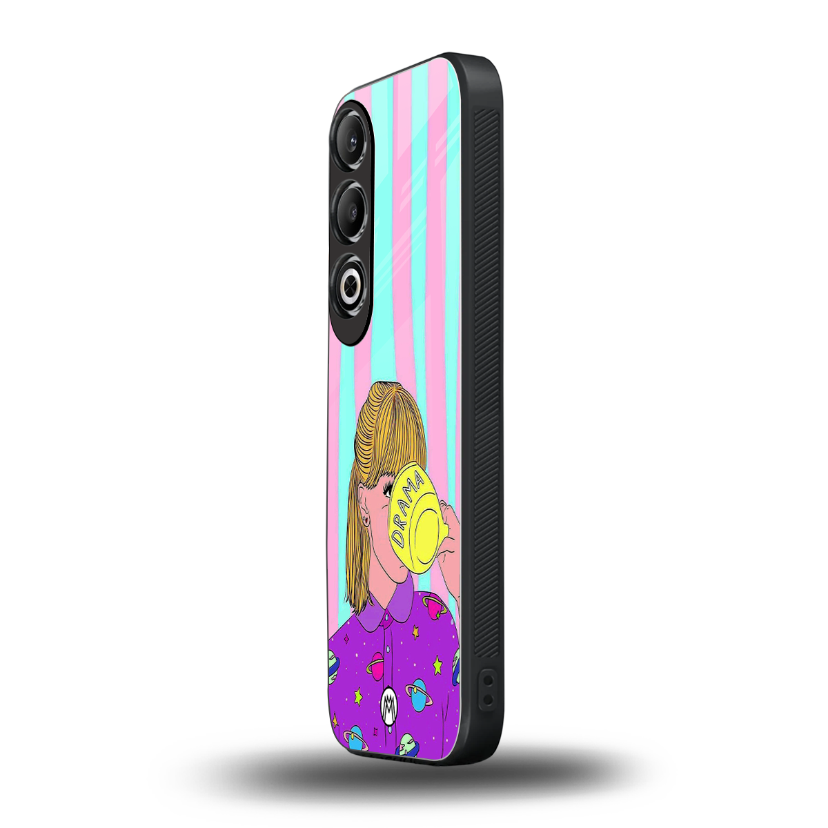 dramateacal girl back phone cover | glass case for oneplus nord ce 4