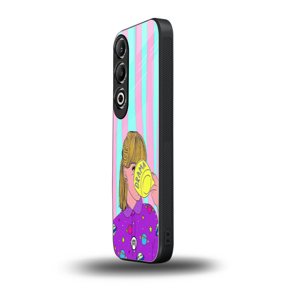 dramateacal girl back phone cover | glass case for oneplus nord ce 4