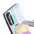 dramateacal girl back phone cover | glass case for oneplus nord ce 4