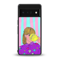 dramateacal girl back phone cover | glass case for google pixel 6 pro