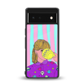 dramateacal girl back phone cover | glass case for google pixel 6