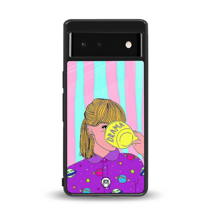 dramateacal girl back phone cover | glass case for Google Pixel 6A