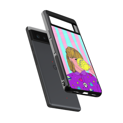 dramateacal girl back phone cover | glass case for Google Pixel 6A