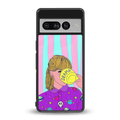 dramateacal girl back phone cover | glass case for google pixel 7 pro