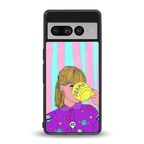 dramateacal girl back phone cover | glass case for google pixel 7 pro