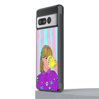 dramateacal girl back phone cover | glass case for google pixel 7 pro