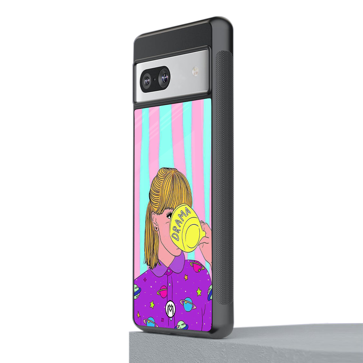 dramateacal girl back phone cover | glass case for Google Pixel 7