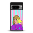 dramateacal girl back phone cover | glass case for google pixel 8 pro