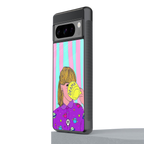 dramateacal girl back phone cover | glass case for google pixel 8 pro
