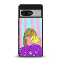 dramateacal girl back phone cover | glass case for Google Pixel 8