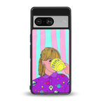 dramateacal girl back phone cover | glass case for Google Pixel 8