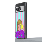 dramateacal girl back phone cover | glass case for Google Pixel 8