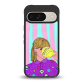 dramateacal girl back phone cover | glass case for google pixel 9