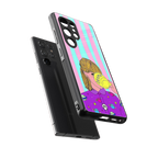 dramateacal girl back phone cover | glass case for samsung galaxy s25 ultra