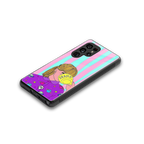 dramateacal girl back phone cover | glass case for samsung galaxy s25 ultra