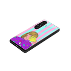 dramateacal girl back phone cover | glass case for samsung galaxy s24 plus