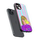 dramateacal girl back phone cover | glass case for iphone 15