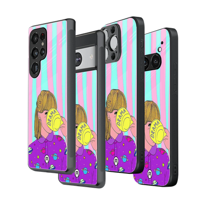 Stylish Glass Back Case for All Smartphones – iPhone, Samsung, OnePlus, Pixel, Redmi, Oppo, Vivo, Motorola