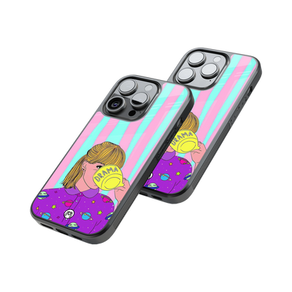 Protective Glass Back Phone Case Compatible with iPhone, Samsung, OnePlus, Pixel & More