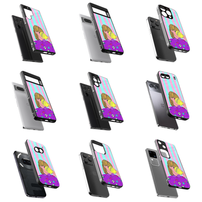 Durable Glass Back Mobile Case for iPhone, Samsung, OnePlus, Google Pixel, Redmi, Vivo, Oppo