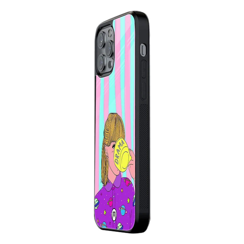 Slim Glass Back Phone Case for Multiple Brands – iPhone, Samsung, Redmi, OnePlus, Oppo, Vivo