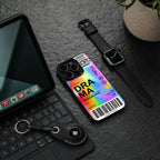 drama back phone cover | glass case for iphone 16 pro