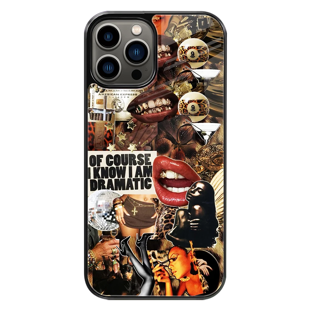 Premium Glass Back Mobile Phone Cover for iPhone, Samsung, OnePlus, Google Pixel, Redmi, Oppo, Vivo & Realme