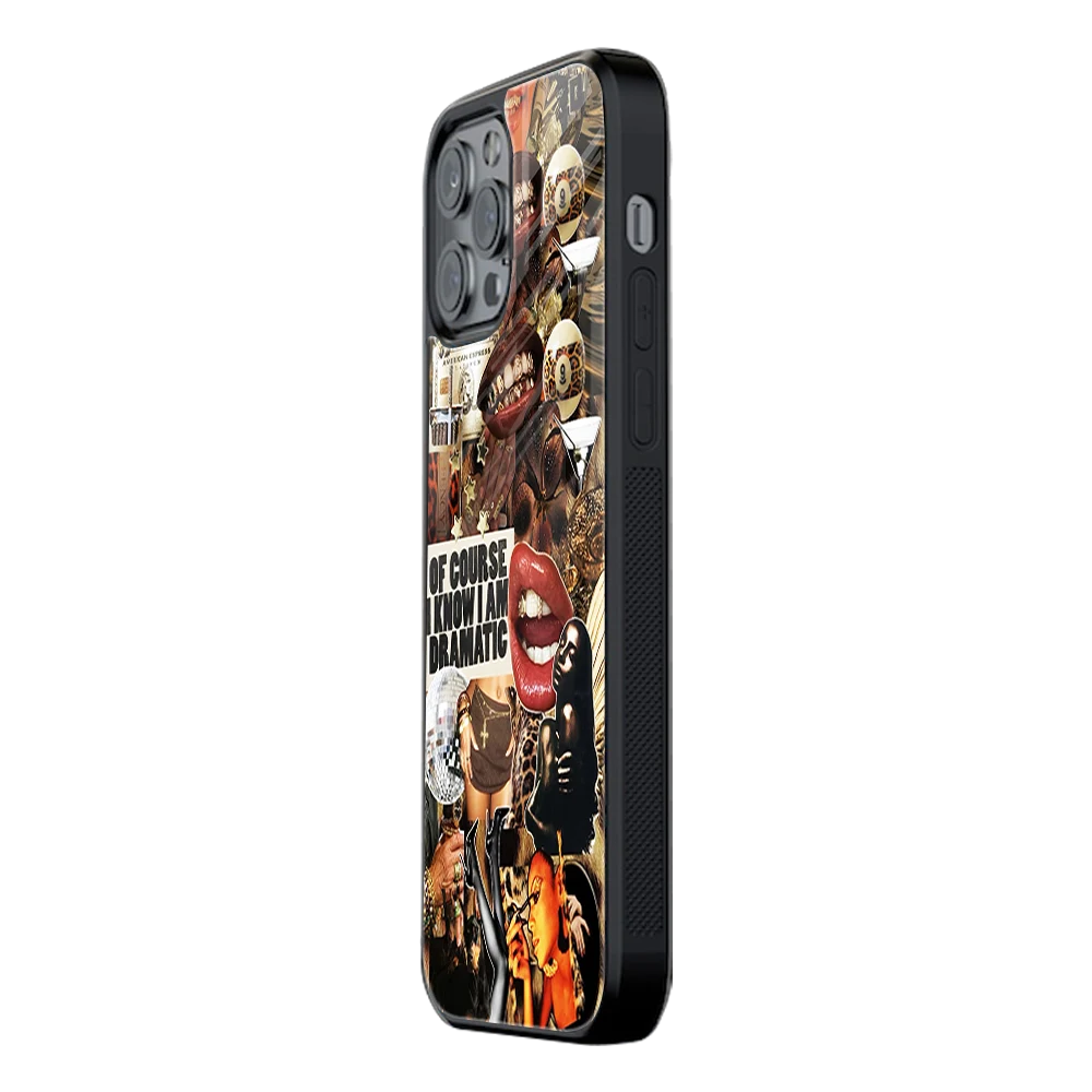 Slim Glass Back Phone Case for Multiple Brands iPhone, Samsung, Redmi, OnePlus, Oppo, Vivo