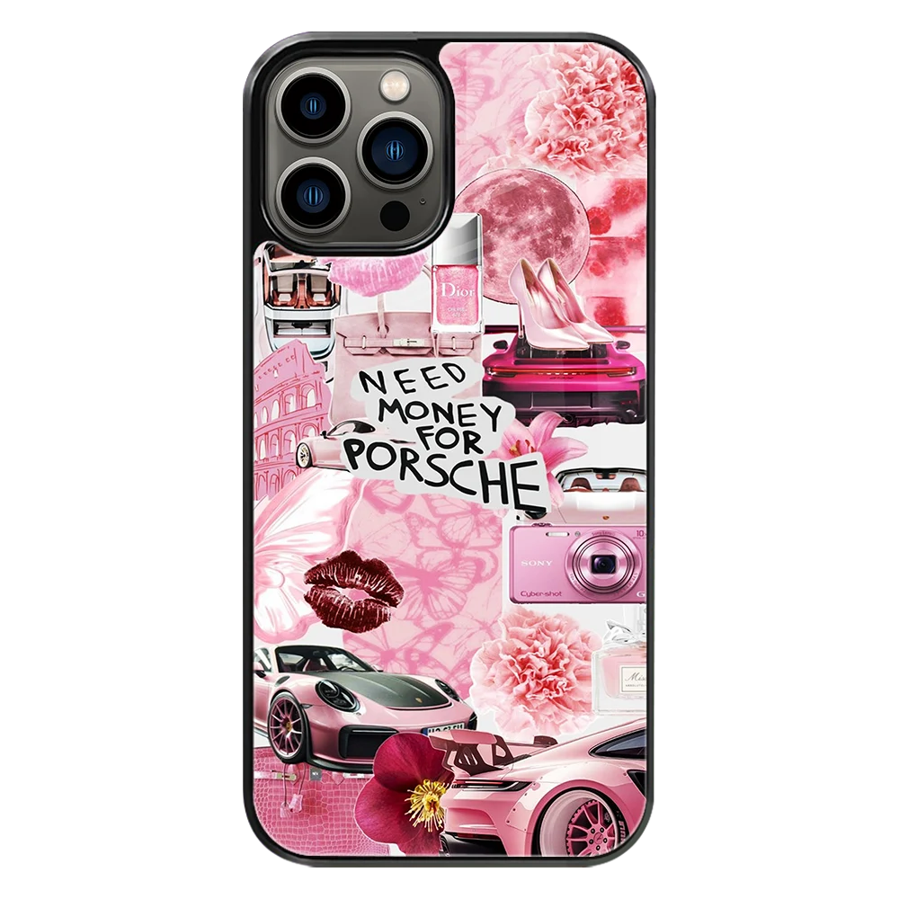 Premium Glass Back Mobile Phone Cover for iPhone, Samsung, OnePlus, Google Pixel, Redmi, Oppo, Vivo & Realme