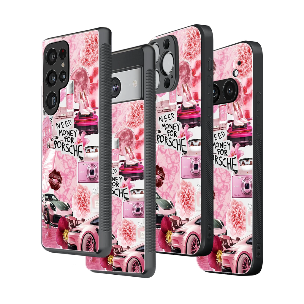 Stylish Glass Back Case for All Smartphones iPhone, Samsung, OnePlus, Pixel, Redmi, Oppo, Vivo, Motorola