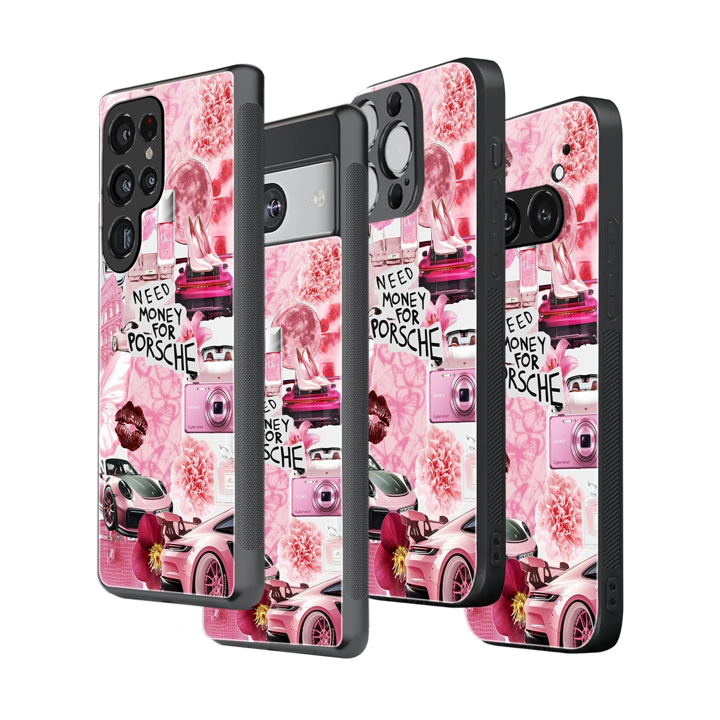 Stylish Glass Back Case for All Smartphones iPhone, Samsung, OnePlus, Pixel, Redmi, Oppo, Vivo, Motorola
