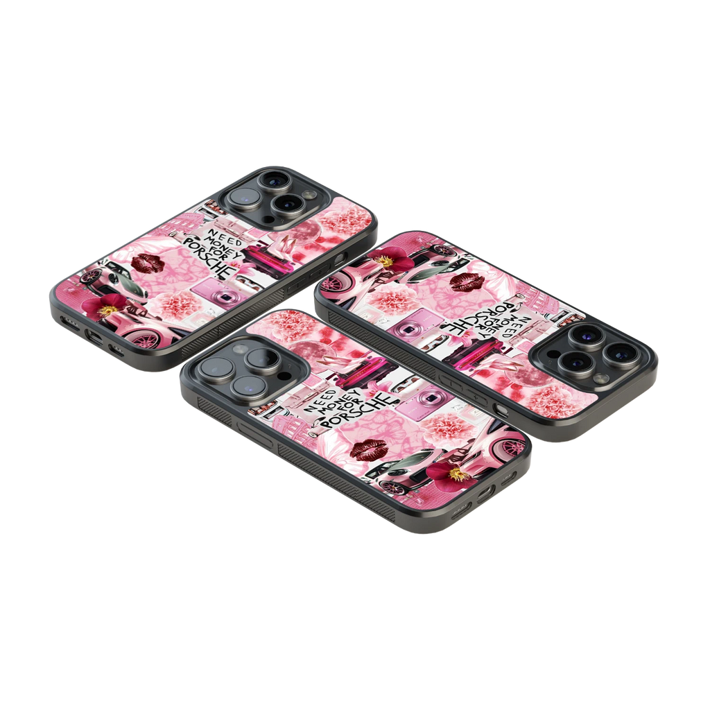 Luxury Glass Back Mobile Cover for iPhone, Samsung Galaxy, OnePlus, Pixel, Redmi & More