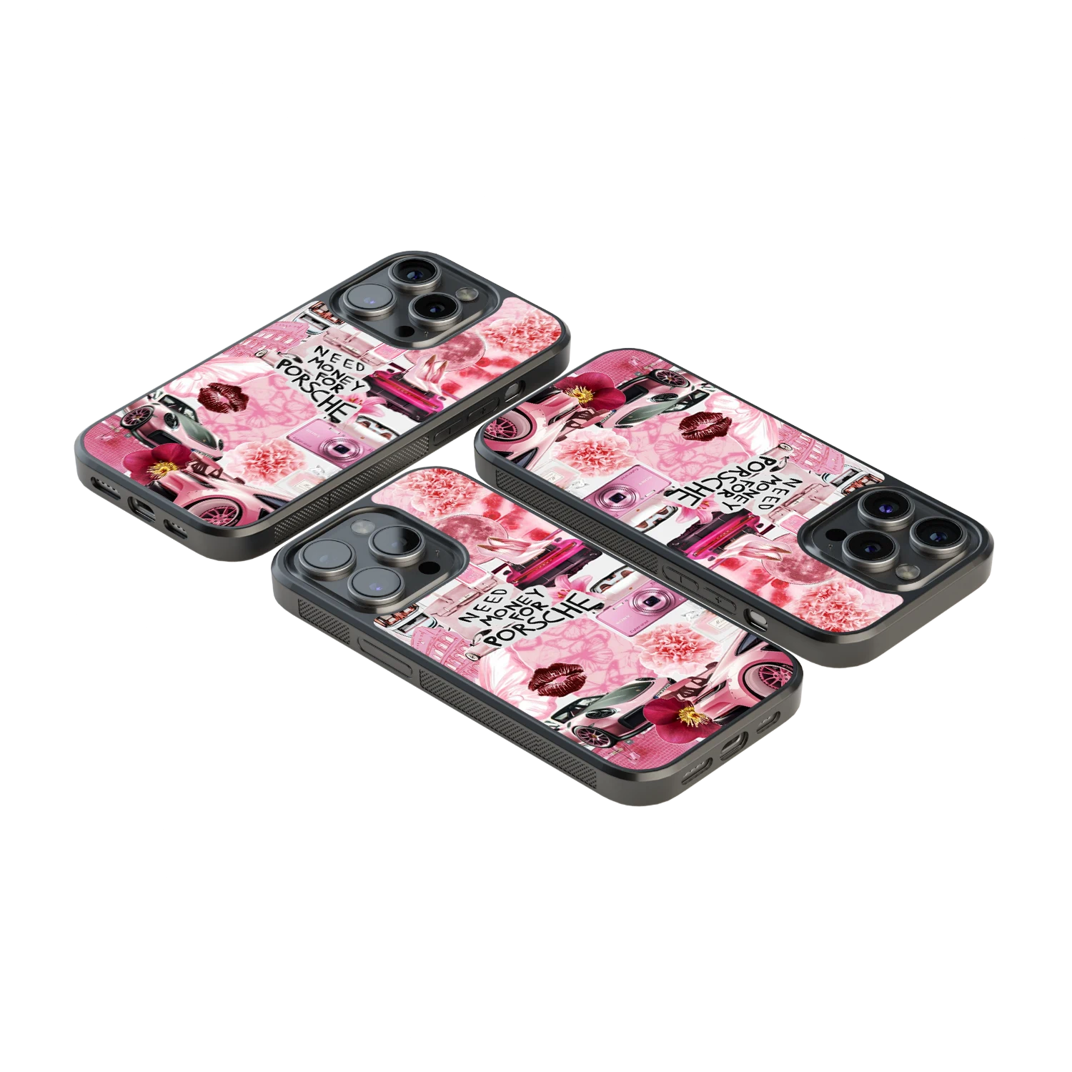 Luxury Glass Back Mobile Cover for iPhone, Samsung Galaxy, OnePlus, Pixel, Redmi & More