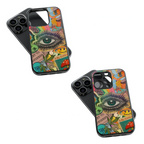 Trendy Glass Back Mobile Case for iPhone, Samsung, Redmi, OnePlus, Google Pixel, Motorola